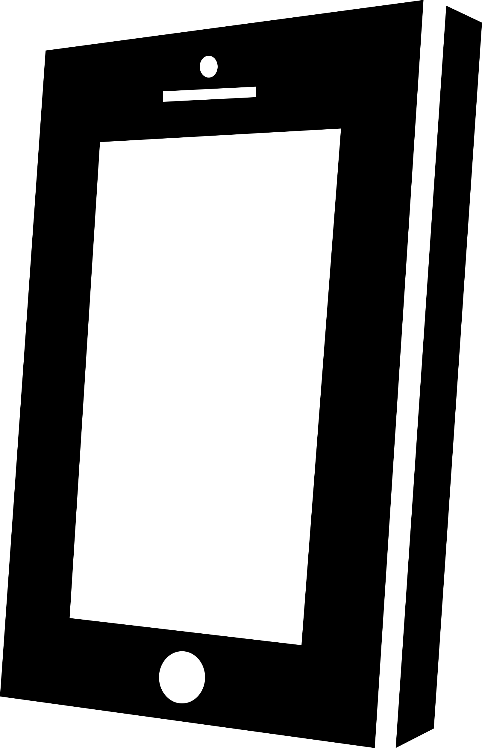 Phone In Perspective Stencil Svg Design File Free Vectors
